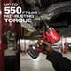thumbnail image 3 of Llave de impacto Milwaukee M12 FUEL Stubby 3/8 con 550 pies-libras de torque, 3 of 9