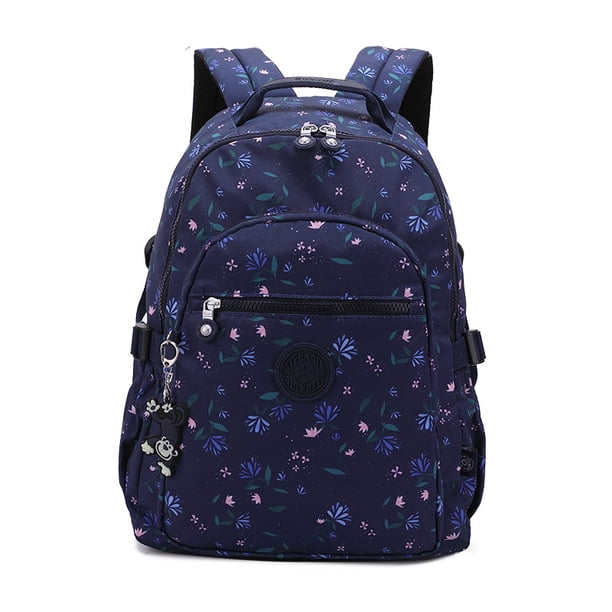 TEGAOTE School bag for Teenager Girl Backpack Floral Printing Leisure Backpack Student Baggage Women Leisure Travel Bag Rucksack