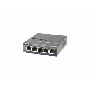 Conmutador Ethernet Netgear Gigabit Ethernet Plus Gs105Ev De 5 Puertos