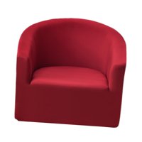 Magideal - Funda Elástica Para Sillón, Funda Para Sofá, Funda Para Sofá, Fundas Para Muebles Lavables, Fundas Para Sillón De Sofá Individual , Vino Tinto Vino Rojo