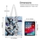 thumbnail image 5 of Tokyo Ghoul Bolso de tela con estampado de lienzo para mujer, bolsa de compras reutilizable y estética, con cremallera interior, regalo para mujer, 35 × 40 cm., 5 of 6