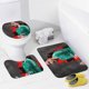 thumbnail image 3 of Gianluigi Donnarumma Juego de 3 alfombras de baño de coral fleece: tapete de baño + alfombra de inodoro en forma de U + funda de tapa de inodoro en forma de O, 3 of 6