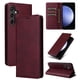 thumbnail image 1 of Funda Cartera para Samsung Galaxy S23 FE con Ranuras Tarjetas y Soporte - Protección Completa Rojo, 1 of 5