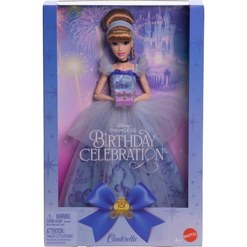 Muñeca De Moda Mattel Disney Princess Cenicienta Birthday