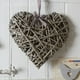 thumbnail image 2 of Set 3 Adornos Corazon Mimbre Decorativo 25 CM Hogar Lau, 2 of 3