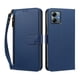 thumbnail image 1 of Funda Tipo Billetera para Motorola Moto G Play 2025 con Soporte y Bolsillo con Cierre Azul profundo, 1 of 1