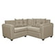 thumbnail image 2 of Seccional Esquinero Recife Tela  Beige 160x160x78, 2 of 3