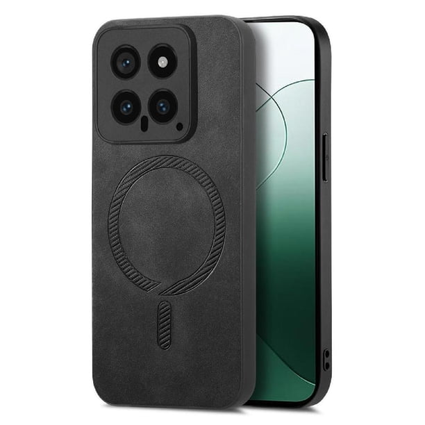Magnetic Slim Case for Xiaomi 14 5G with Camera Guard & Anti-Scratch Back Black