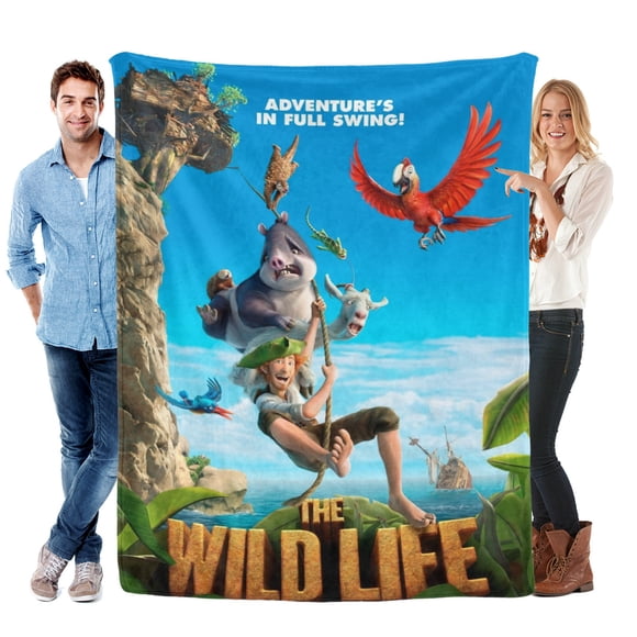 La Vida Salvaje anti-pilling, suave, ligera, esponjosa y acogedora de lujo para hogar y cocina – Perfecta para niños y adultos,120X150cm