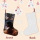 thumbnail image 3 of Venom Tema: Calcetines de Navidad, fino lino blanco para colgar en escaleras y chimenea, decoración navideña para el hogar, regalo de Navidad. 45cm × 32cm, 3 of 5