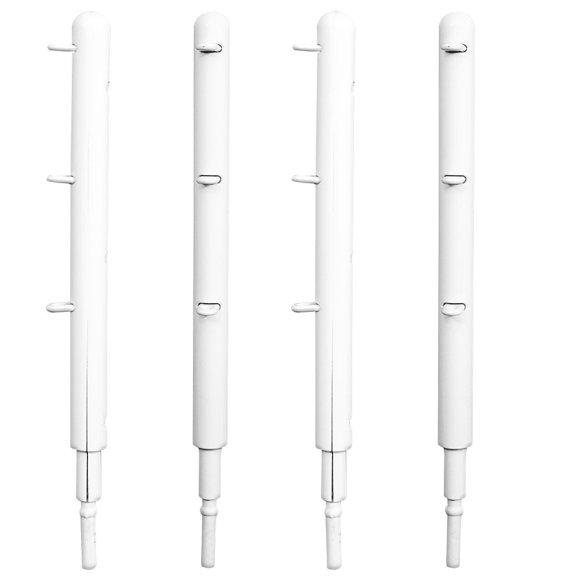 Juego de 4 postes de ring blancos de 18 cm – Figures Toy Company