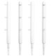 thumbnail image 1 of Juego de 4 postes de ring blancos de 18 cm – Figures Toy Company, 1 of 1