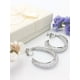 thumbnail image 2 of Argollas largas Sin Perforación Plateadas earcuff, 2 of 3