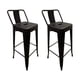 thumbnail image 1 of Pack 2 Silla Alta de Metal para Barra Diseño Vintage y Resistente, 1 of 6