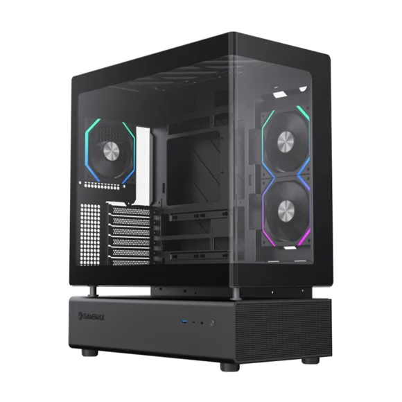 Gabinete Gamemax N80, Mid Tower, Color Negro