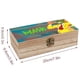thumbnail image 2 of Las Aventuras de la Máscara Caja Organizadora de Madera Rústica - Caja Decorativa Multifuncional para Escritorio, Hogar, Oficina, Joyas y Manualidades, 2 of 6