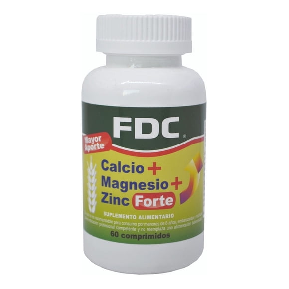Calcio+magnesio+zinc Forte X 60 Comprimidos