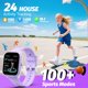 thumbnail image 2 of Reloj Inteligente YOUSOKU para Niños 1.8" Rastreador de Actividad Morado, 2 of 8