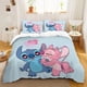 thumbnail image 2 of Stitch duvet cover pillowcase cartoon print bedding set ,home bedroom décor ,boy and girl duvet cover gift 135x200cm, 2 of 5