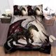 thumbnail image 1 of Dragon in Dragon Cave Quilt Duvet Cover Set Pillowcase Bedding Duna Cover3-Piece Bedding Set (1 Duvet Cover + 2 Pillow Shams), 1 of 1