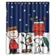thumbnail image 1 of Cortina de ducha navideña de Charlie Brown, juego de cortinas de baño con ganchos, tamaño 60 x 72 pulgadas, 1 of 3