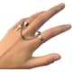 thumbnail image 1 of Anillo de cadena cruzada vintage, anillo de articulación ajustable, anillos de dedo punk hip hop para mujeres, hombres, citas, joyería de fiesta, cerámica, no conocido, 1 of 6