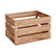 thumbnail image 1 of Caja de ropa de bocina de madera Organizador de canasta de almacenamiento de decoración del hogar rústico para el jardín minorista Pantry Pantry Veget Color claro, 1 of 5