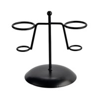 Magideal - Soporte Para Cono De Helado, Soporte De Exhibición Para Magdalenas, Soporte Para Freír Francés, Estante Para Hornear Para Fiestas Infantiles, Suminist 2 Agujeros