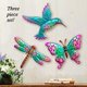 thumbnail image 5 of Decoración mural WAIU con forma de colibrí, mariposa, libélula, metal, 5 of 7