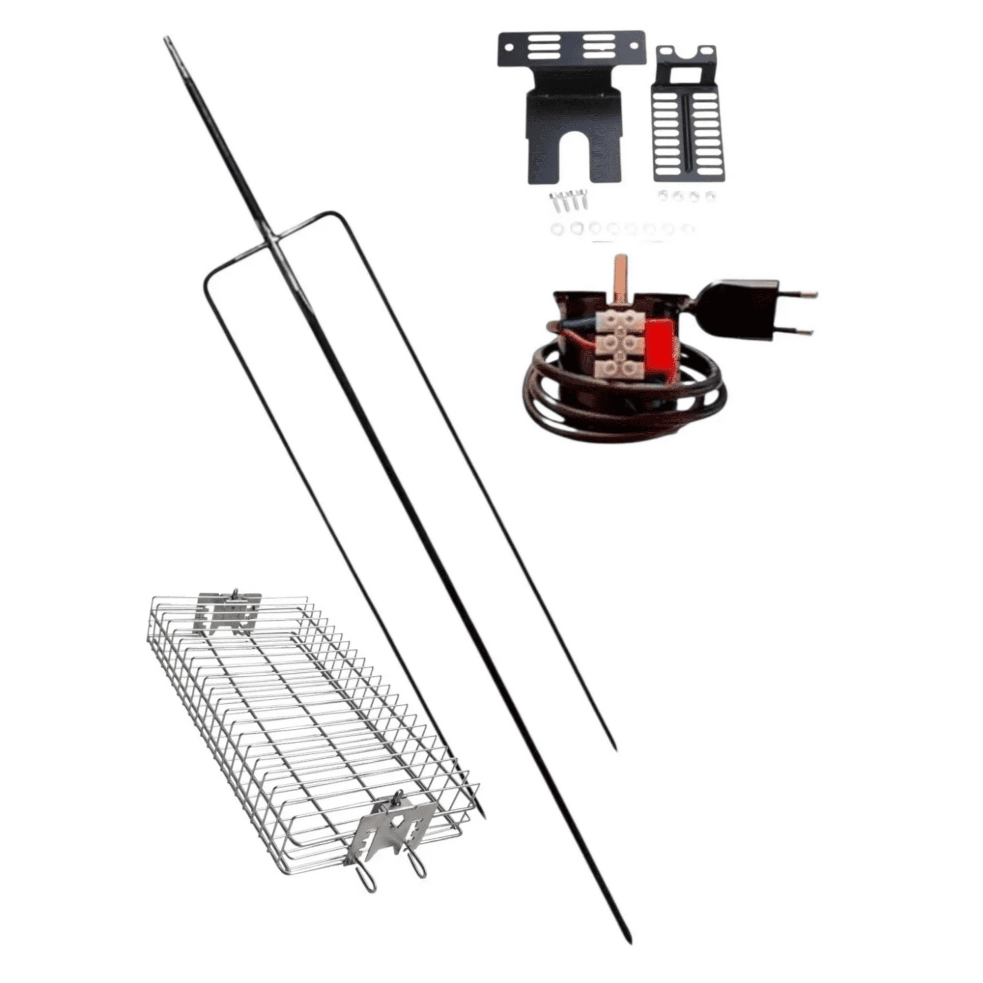 La Casa Del Spiedo - Spiedo Elèctrico 35 Kg + Tridente + Canastillo