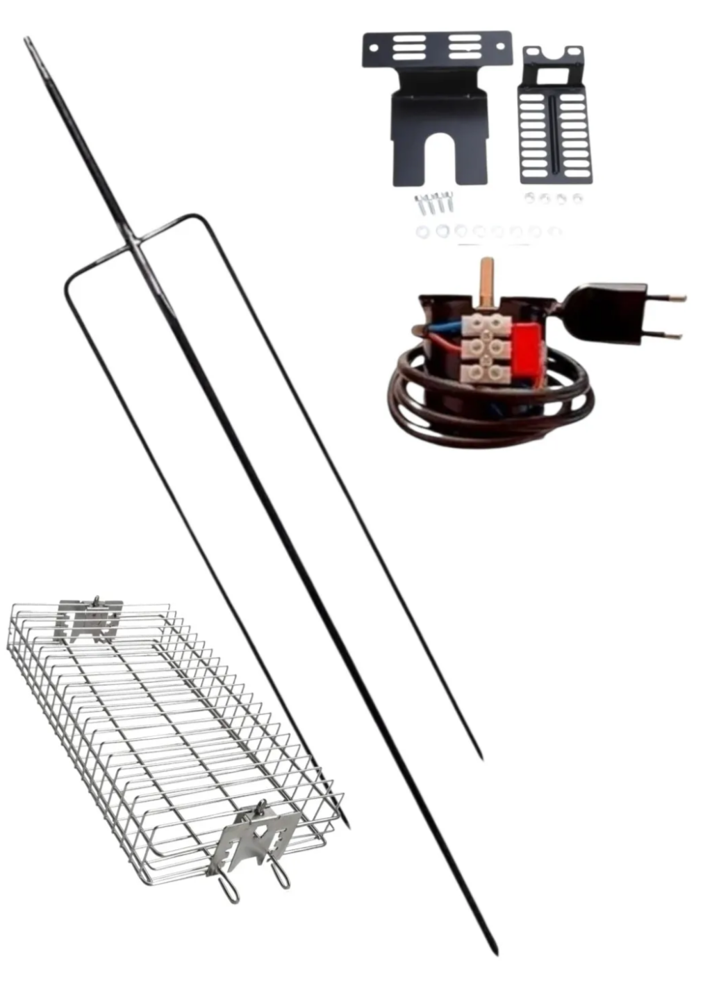 La Casa Del Spiedo - Spiedo Elèctrico 35 Kg + Tridente + Canastillo