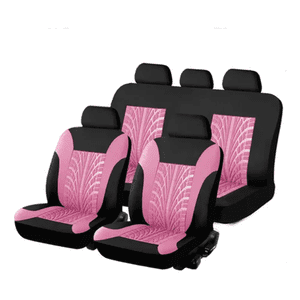 Genérico - Funda Asiento Rosa Mariposa De Tela Poliéster Para Auto