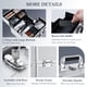 thumbnail image 4 of Organizador portátil de cosméticos Makeup Train Case FRENESSA, 4 of 9