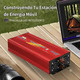 thumbnail image 4 of Inversor Voltaje 3000w Transformador 12v A 220v Conversor De Energia Con Puerto Usb Para Automovil Furgon Camping Casa Sistema Solar Doble Ventilador FIGOIMPORT, 4 of 7