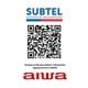 thumbnail image 3 of Audifonos Bluetooth OverEar Plegables Negro AW-45ANC Aiwa, 3 of 3