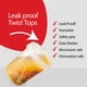 thumbnail image 5 of PLASTICPRO Pack de 12 contenedores de alimentos con tapa giratoria y rosca transparente - 32 oz, reutilizables para preparación de comidas - Apto para congelador y microondas, plástico transparente, 5 of 8