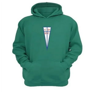 Genérico - Polerón Canguro U Católica Verde Aguamarina Talla S Unisex