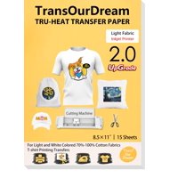 Papel De Transferencia De Calor Transourdream Tod-4-15 Para Camisetas