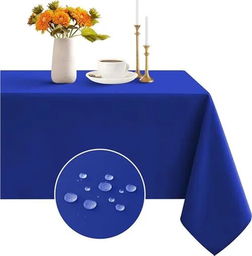 Genérico - Mantel Ecológico Tnt Reutilizable 137X274 Azul