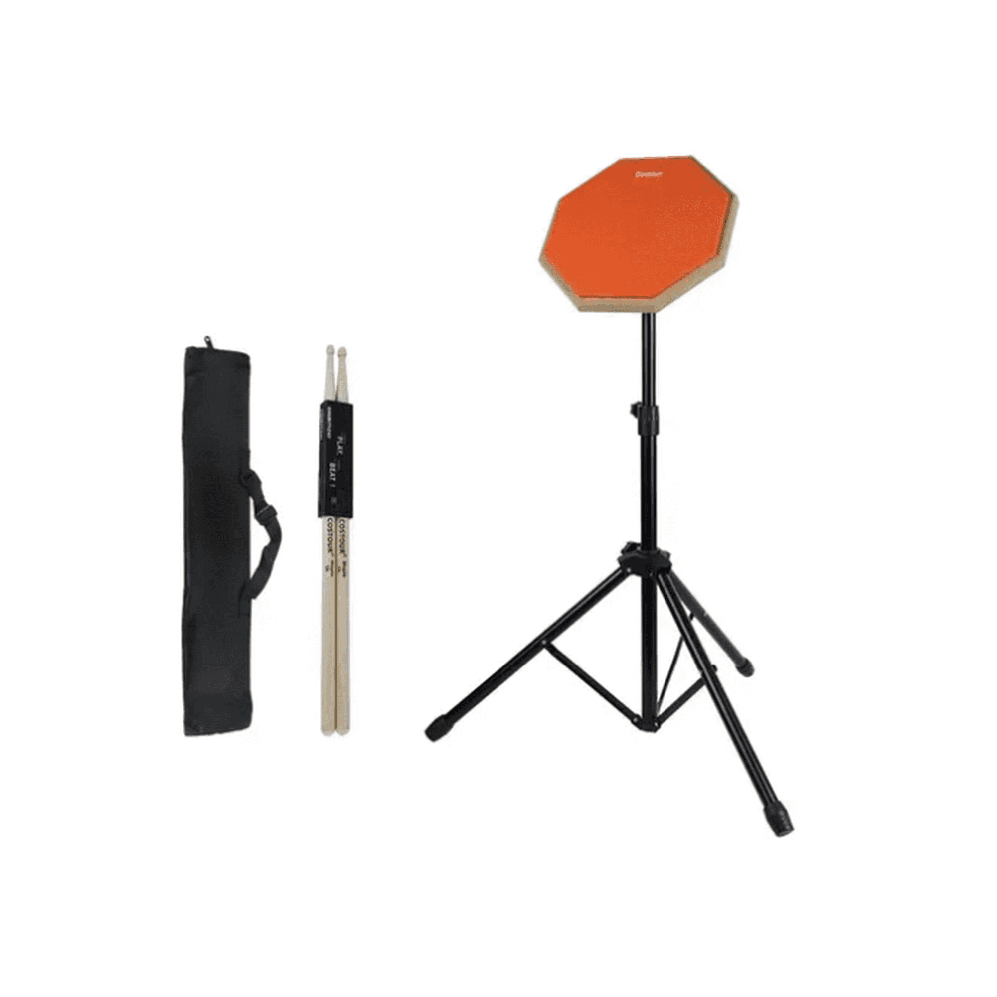 Bienok - Pad De Práctica Con Atril Y Bolso Y Baquetas