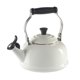 thumbnail image 1 of Tetera Le Creuset esmaltada sobre acero silbado de 1,6 L, color blanco, 1 of 3