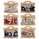 thumbnail image 2 of Brazalete bohemio de material mixto, 2 of 2