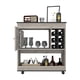 thumbnail image 3 of Bar Bajo Con Ruedas 6 Botelleros 1 Puerta Fm-008G Gris, 3 of 11