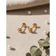thumbnail image 4 of Aros Bolita Pistilo 8mm No5 Oro 18k 2.30gr Regalo Mujer Dorado, 4 of 4