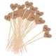thumbnail image 1 of 50x Corazón Cupcake Picks Fiesta San Valentín Papel Kraft Cupcake Topper Adornos I Do, 1 of 5