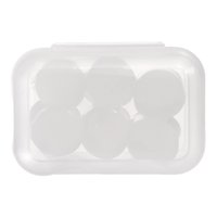 Magideal - 6 Tapones Para Los Oídos De Silicona Moldeables Con Cancelación De Ruido, Tapones Para Los Oídos Reutilizables Con Bloqueo De Sonido Suave Para Estudi