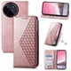 thumbnail image 1 of Funda Flip FOXDOCK para Realme 11 4G , Estilo Billetera con Diseño Rombo, Correa de Mano y Soporte, Uso Diario, 1 of 6
