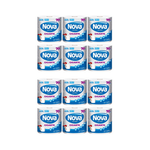 Pack 12 Toalla De Papel Nova Ultra Gigante 70Mts