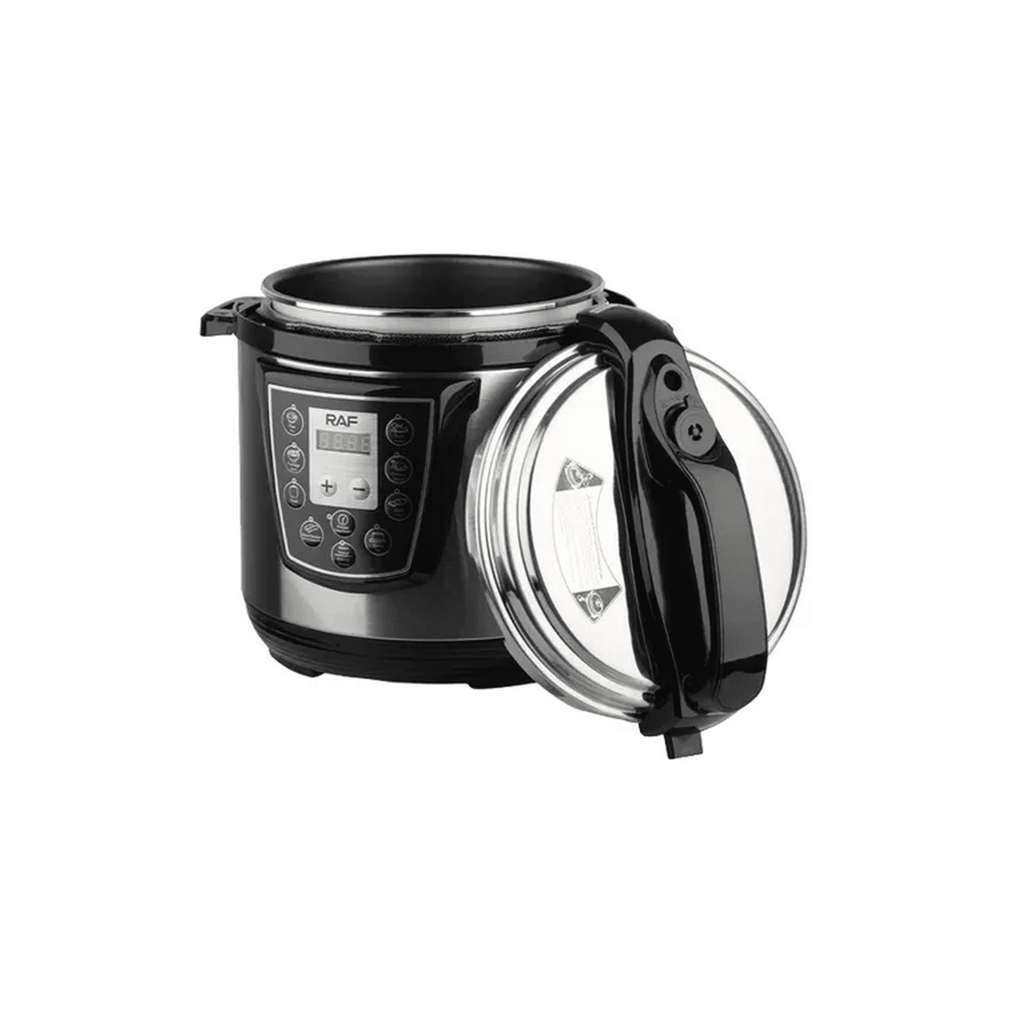 Genérico - Olla A Presión Eléctrica Multifuncional 6l 1000w R-177, Color Plateado