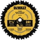 thumbnail image 1 of Disco Sierra Circular DEWALT 7 1/4 Pulgadas 24 Dientes Madera, 1 of 3
